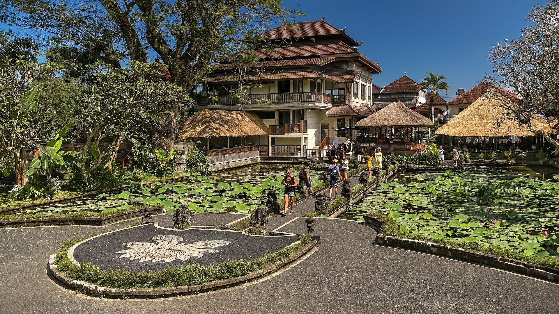 Pura Taman Saraswati temple complex in Ubud, Bali