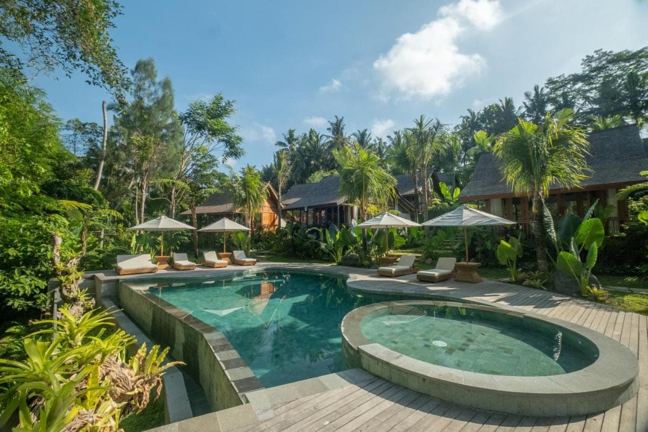 an image of a swimming pool at a villa at Samujha Ubud Resort in Ubud