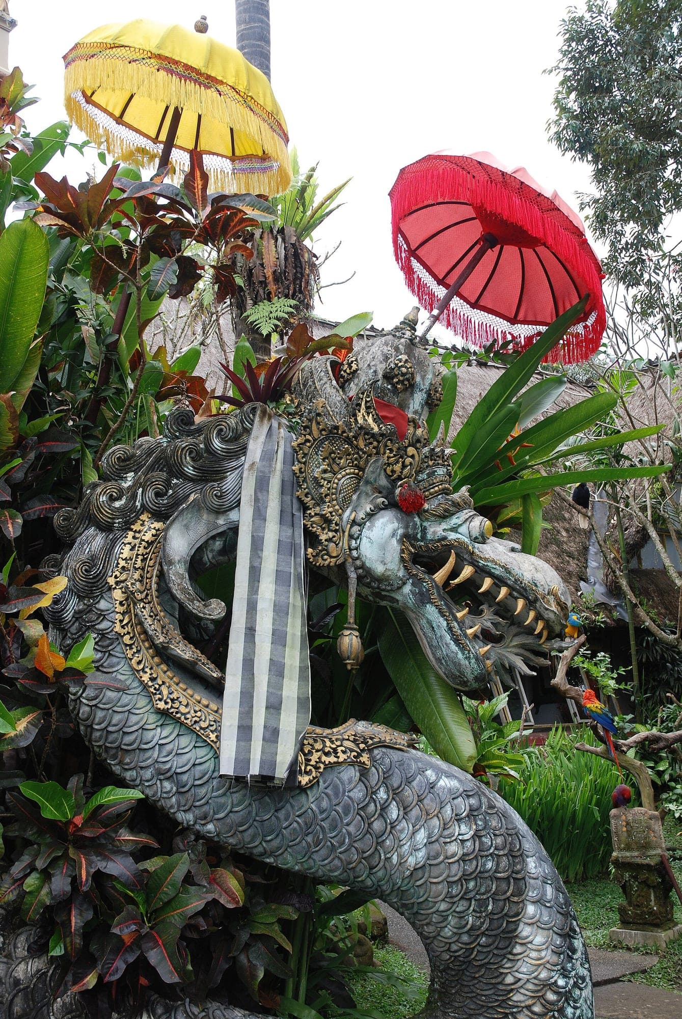 Vertical view of the Blanco Renaissance Museum in Ubud, Bali