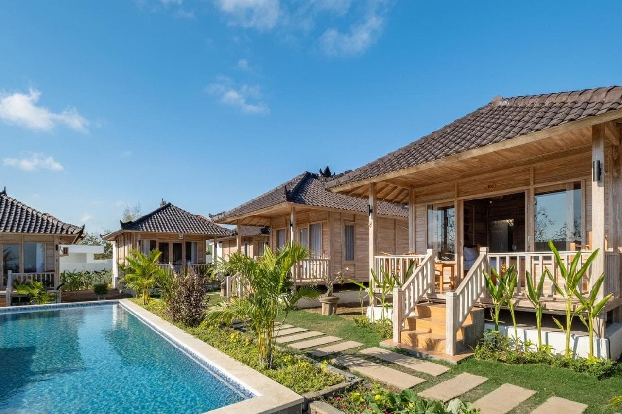 an image of a villa with a swimming pool at Cove D Ancak Villa and Bungalow in Nusa Dua
