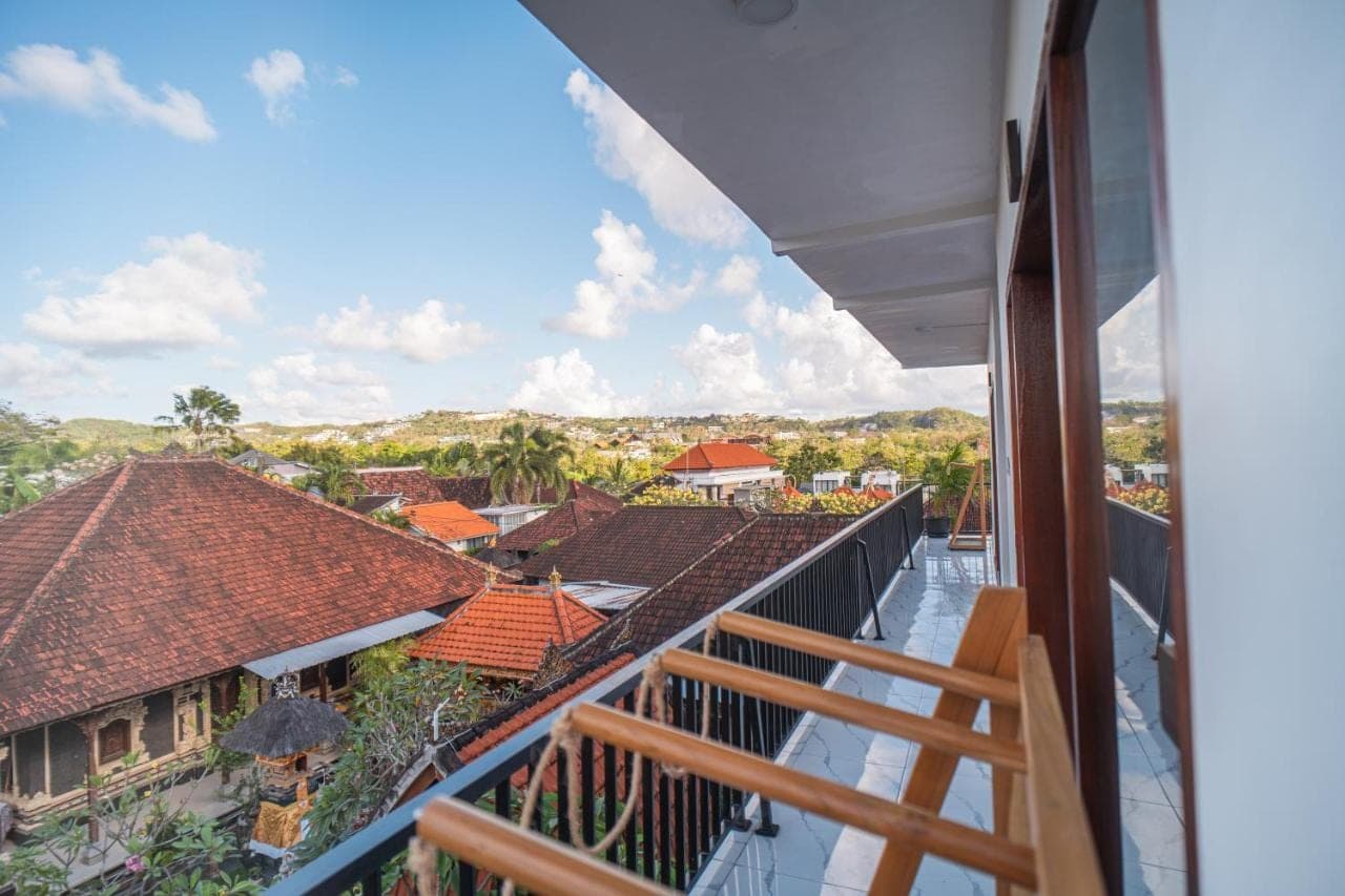 a view from the balcony of a house at Pondok Bingin Guest House in Uluwatu