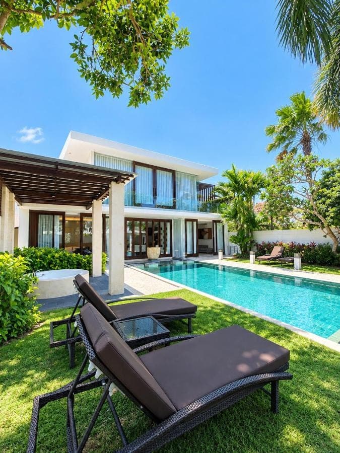 an image of a villa with a swimming pool at The Wangsa Hotel and Villas Nusa Dua in Nusa Dua